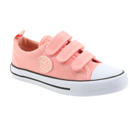 American Club Sneakers rosa americane LH49 bianco 1