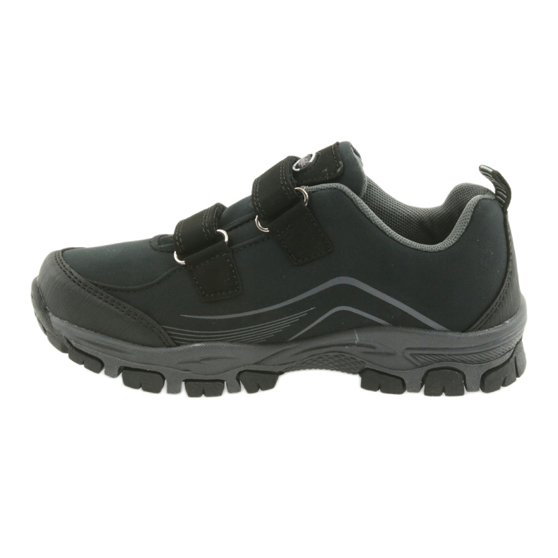 Scarpe sportive per bambini softshell ADi American Club nero grigio 2