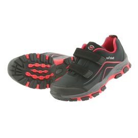 Scarpe sportive per bambini softshell ADI American Club WT09/19 nero rosso 3