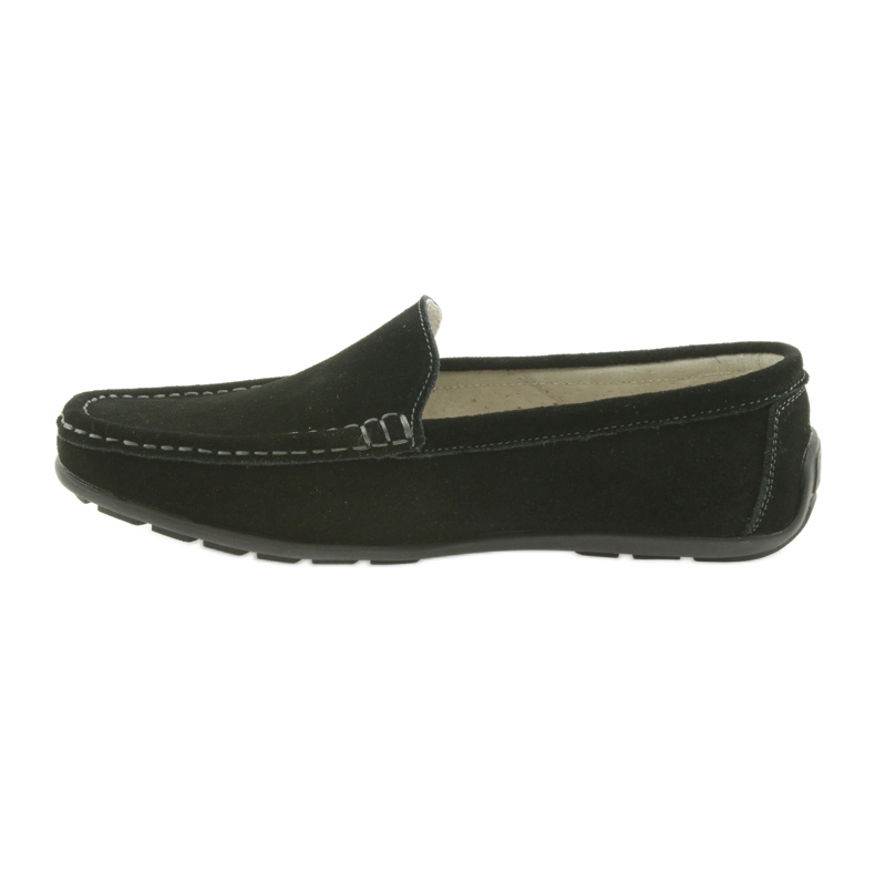 Mocassini Scarpe da donna in pelle American Club JK03 nero 2