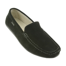 Mocassini Scarpe da donna in pelle American Club JK03 nero 1