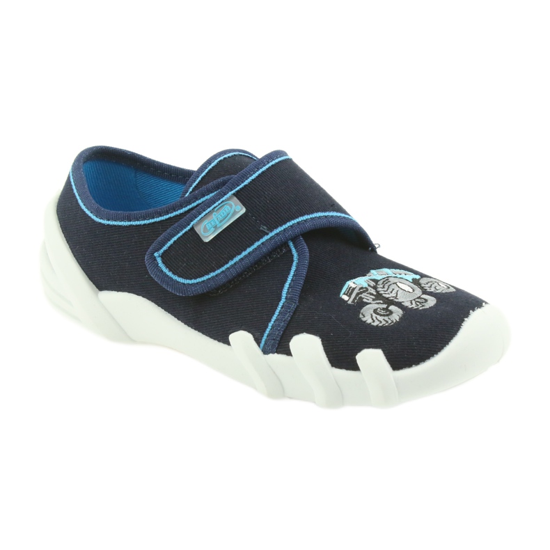 Pantofole Befado scarpe per bambini con velcro 273X105 blu blu navy 1