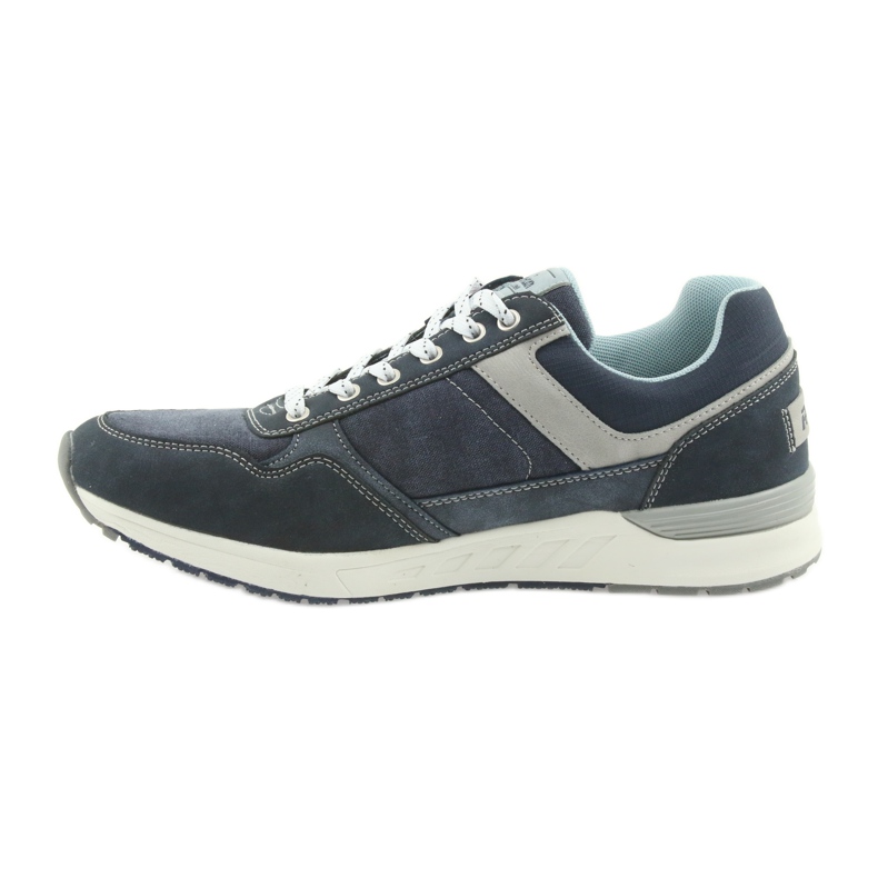 American Club Scarpe sportive in denim da uomo ADI American RH17 grigio blu navy 2