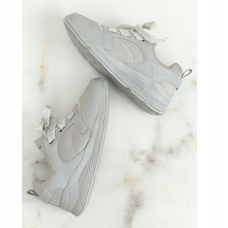 Grigio 520-7 Scarpe sportive grigie 1