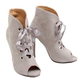 Stivali grigi con dita aperte 680-32 Grigio 1