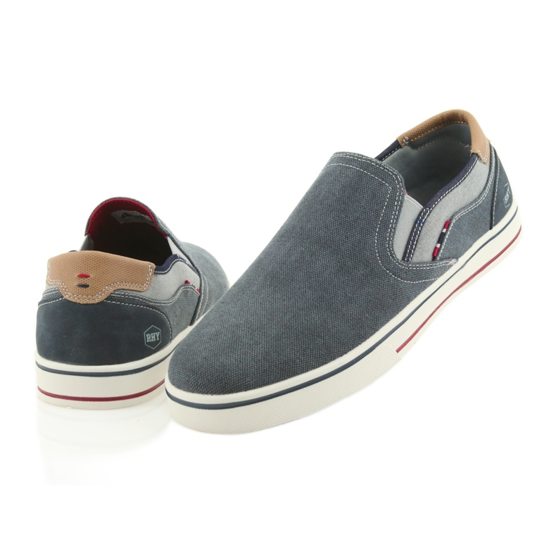American Club Sneakers, sneakers, slip-on da uomo RH13 blu navy 5