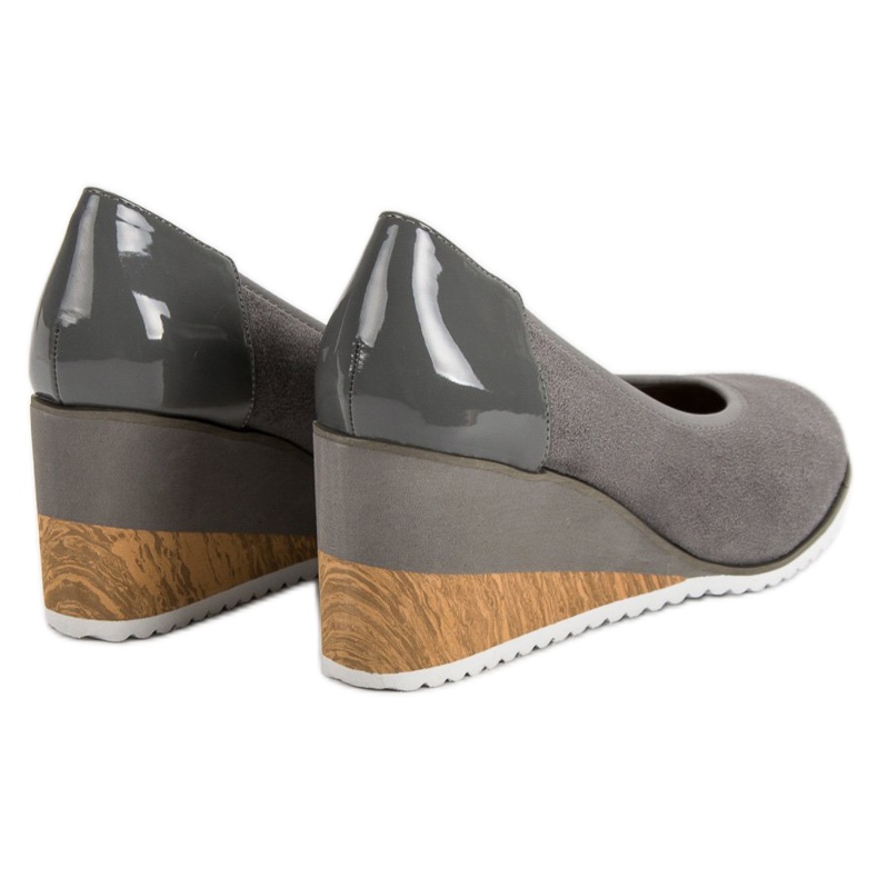 Filippo Pompe con zeppa leggera grigio 1