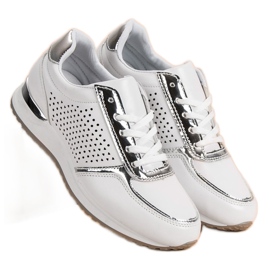 Scarpe sportive bianche bianco 2