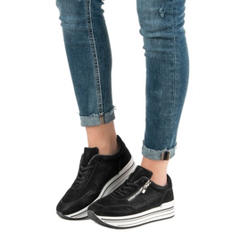 Scarpe sportive alla moda nero 2