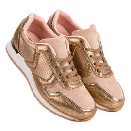 Scarpe sportive casual giallo 2