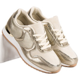 Scarpe sportive casual giallo 1