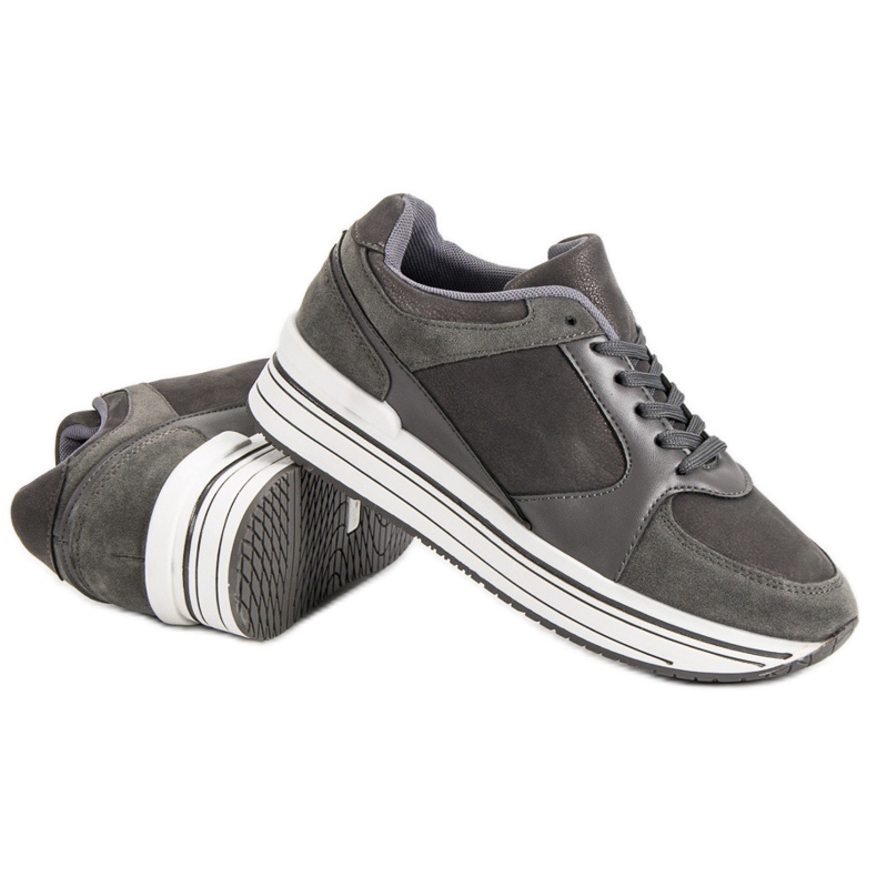Scarpe sportive comode grigio 1
