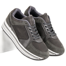 Scarpe sportive comode grigio 2