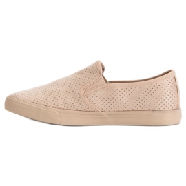 Sneakers Slip On in pelle scamosciata marrone 1