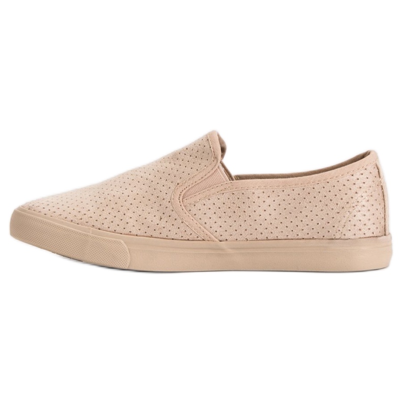 Sneakers Slip On in pelle scamosciata marrone 1