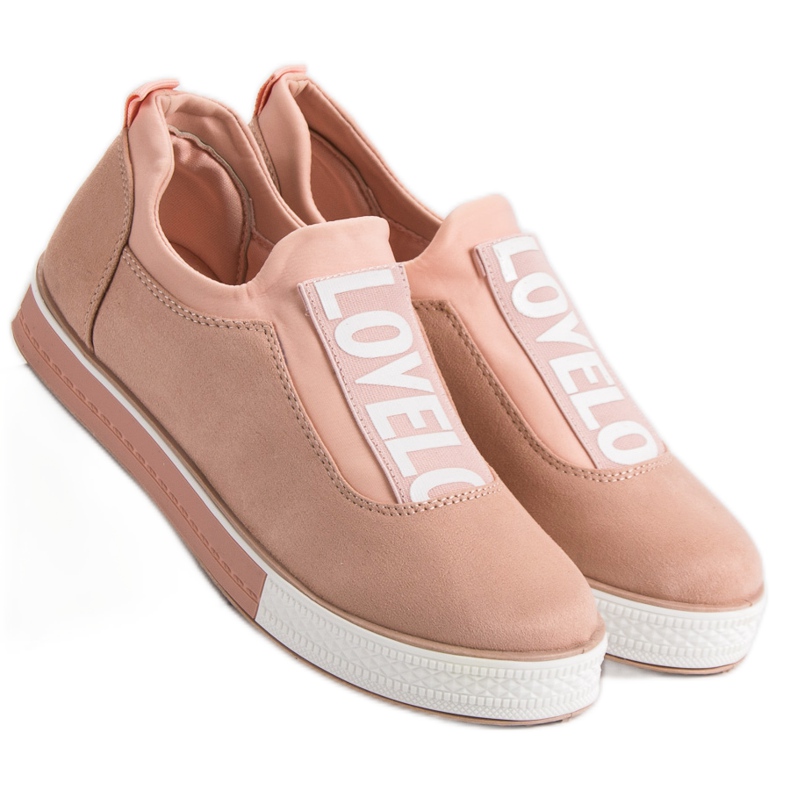 Ideal Shoes Sneakers senza lacci Lovelo rosa 2