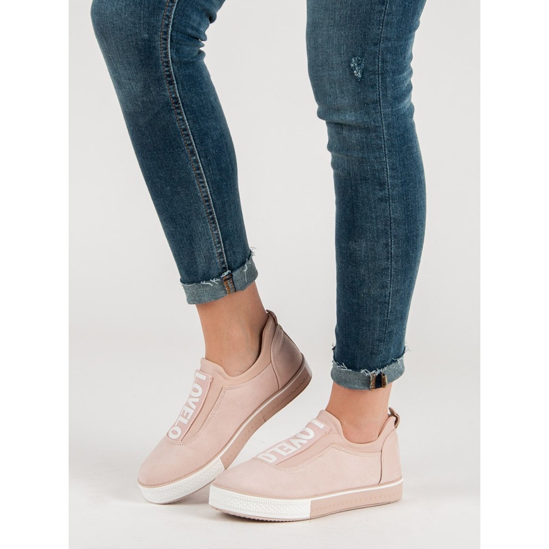 Ideal Shoes Sneakers senza lacci Lovelo marrone 2