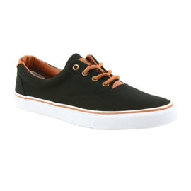 American Club Scarpe da uomo sneakers nere LH03 nero marrone 1