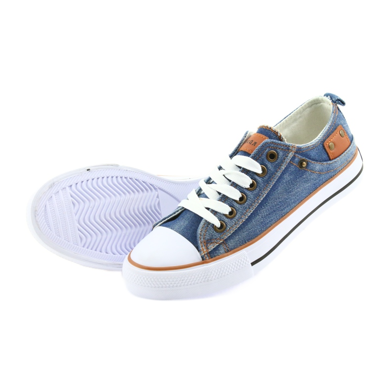 American Club dk jeans sneakers allacciate blu 4