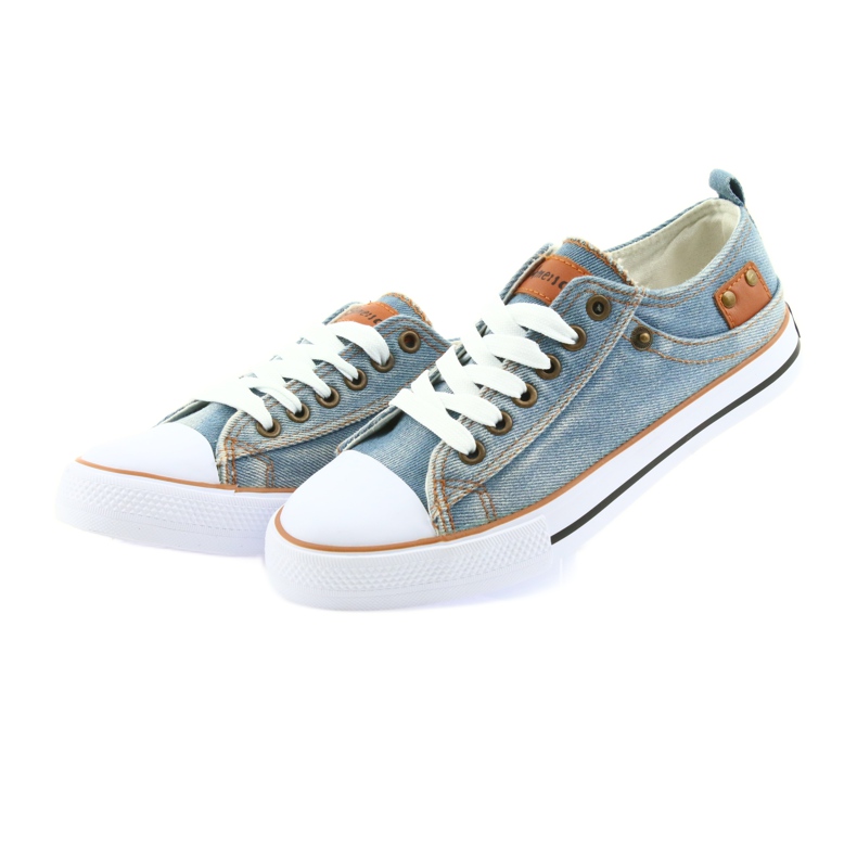 Sneaker jeans American Club blu 3
