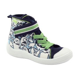 Scarpe da bambino Befado da colorare modello 268X065 bianca nero verde 2