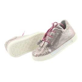 Ren But Scarpe di pelle sportiva per ragazze Reno rosa 5
