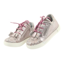Ren But Scarpe di pelle sportiva per ragazze Reno rosa 3
