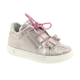 Ren But Scarpe di pelle sportiva per ragazze Reno rosa 1