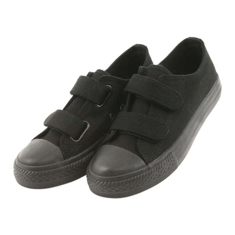 Atletico Sneakers nere con velcro TDZ-7-V nero 3