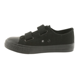 Atletico Sneakers nere con velcro TDZ-7-V nero 2
