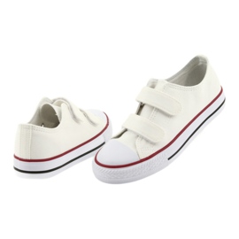 Sneakers bianche con velcro Atletico TDZ-7-V bianca 5