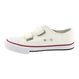 Sneakers bianche con velcro Atletico TDZ-7-V bianco 2