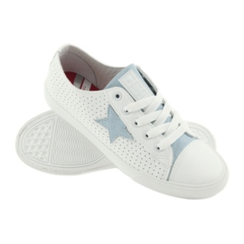Big Star sneakers stella blu 274692 bianco 5