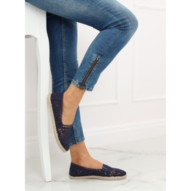 Espadrillas in pizzo blu navy JX1020 Navy 2