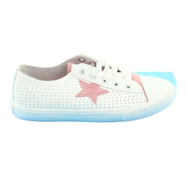 Big Star Sneaker da donna decorate con una stella 274691 bianca 3