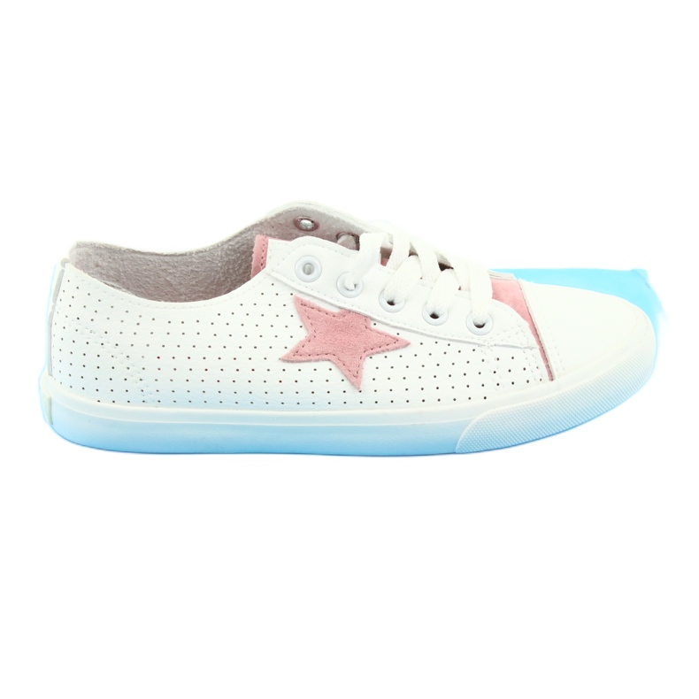 Big Star Sneaker da donna decorate con una stella 274691 bianca bianco 3