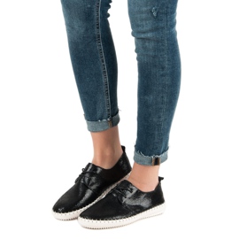 Filippo Scarpe in pelle nera nero 1