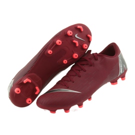 Nike Mercurial Vapor 12 Academy FG M AH7375-606 scarpe da calcio chiaretto rosso 6