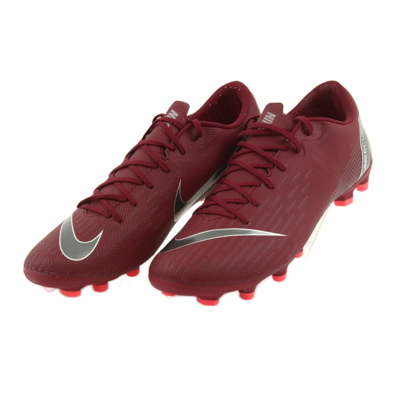 Nike Mercurial Vapor 12 Academy FG M AH7375-606 scarpe da calcio chiaretto rosso 4