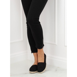 Espadrillas in rete nera JX1029 Black nero 1
