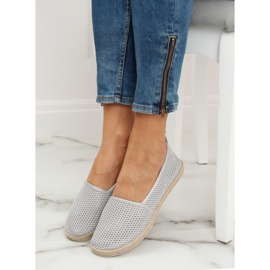 Espadrillas in rete grigia JX1029 Grey grigio 1