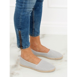 Espadrillas in rete grigia JX1029 Grey grigio 2