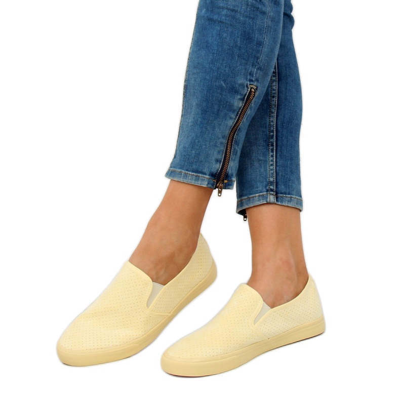 Sneakers slip-on gialle G-92 Yellow giallo 2