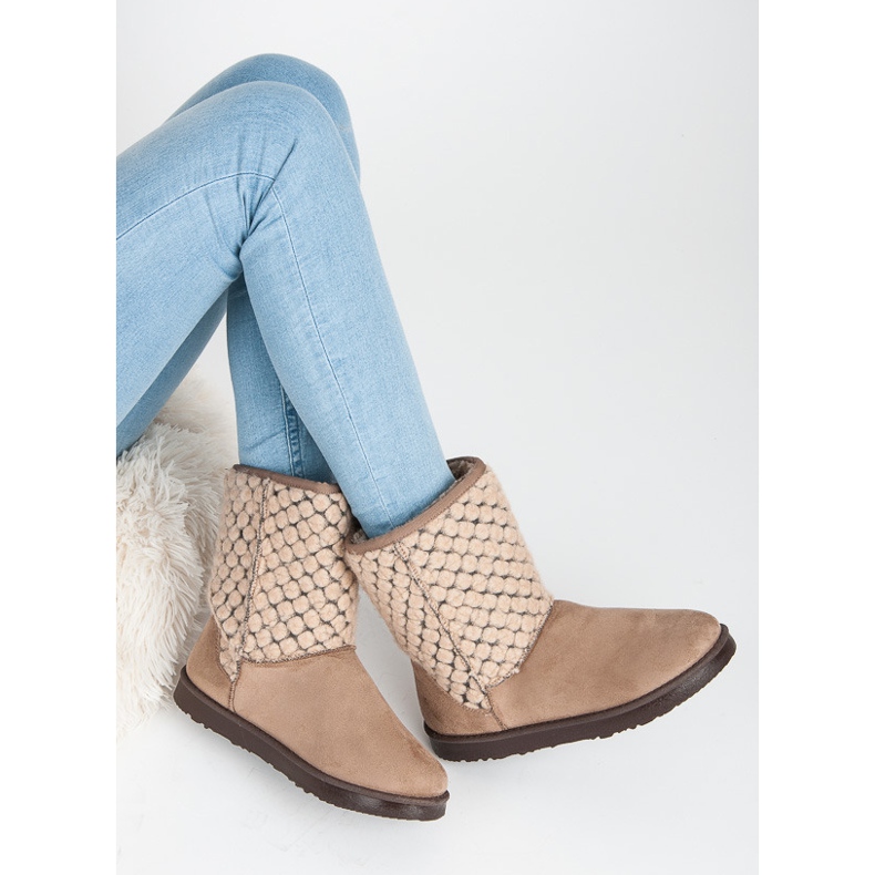 Kylie Mukluki caldo marrone 1