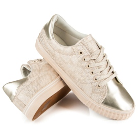 Sneakers Con Punta Lucida marrone 1