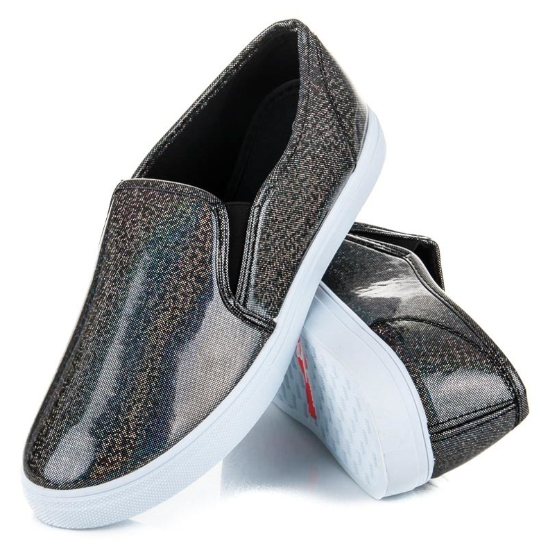 BOSHIMAO Scarpe da ginnastica senza lacci nero 1