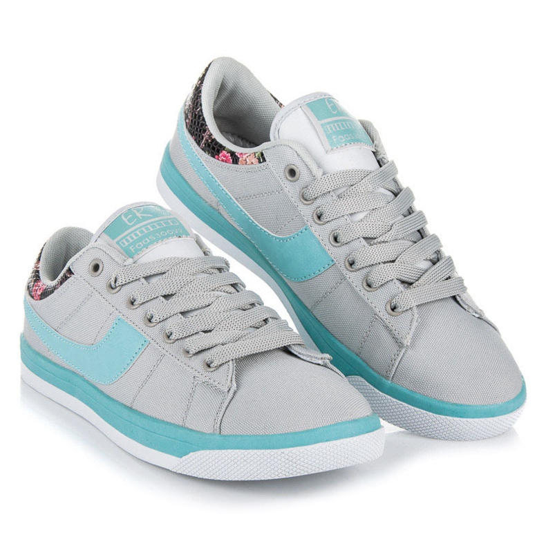 Erino Sneakers stringate da donna grigio 2