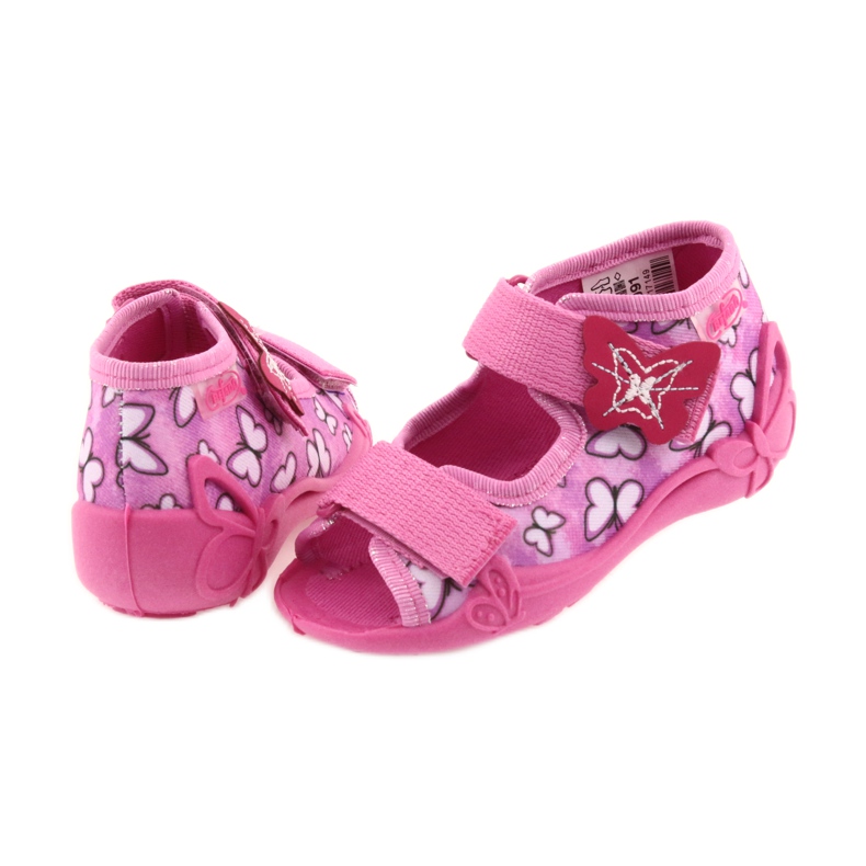 Sandali Befado scarpe per bambini 242P091 viola rosa 5