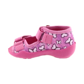 Sandali Befado scarpe per bambini 242P091 viola rosa 2