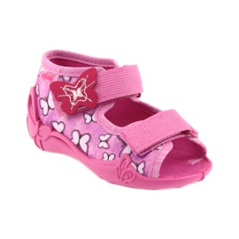 Sandali Befado scarpe per bambini 242P091 viola rosa 1